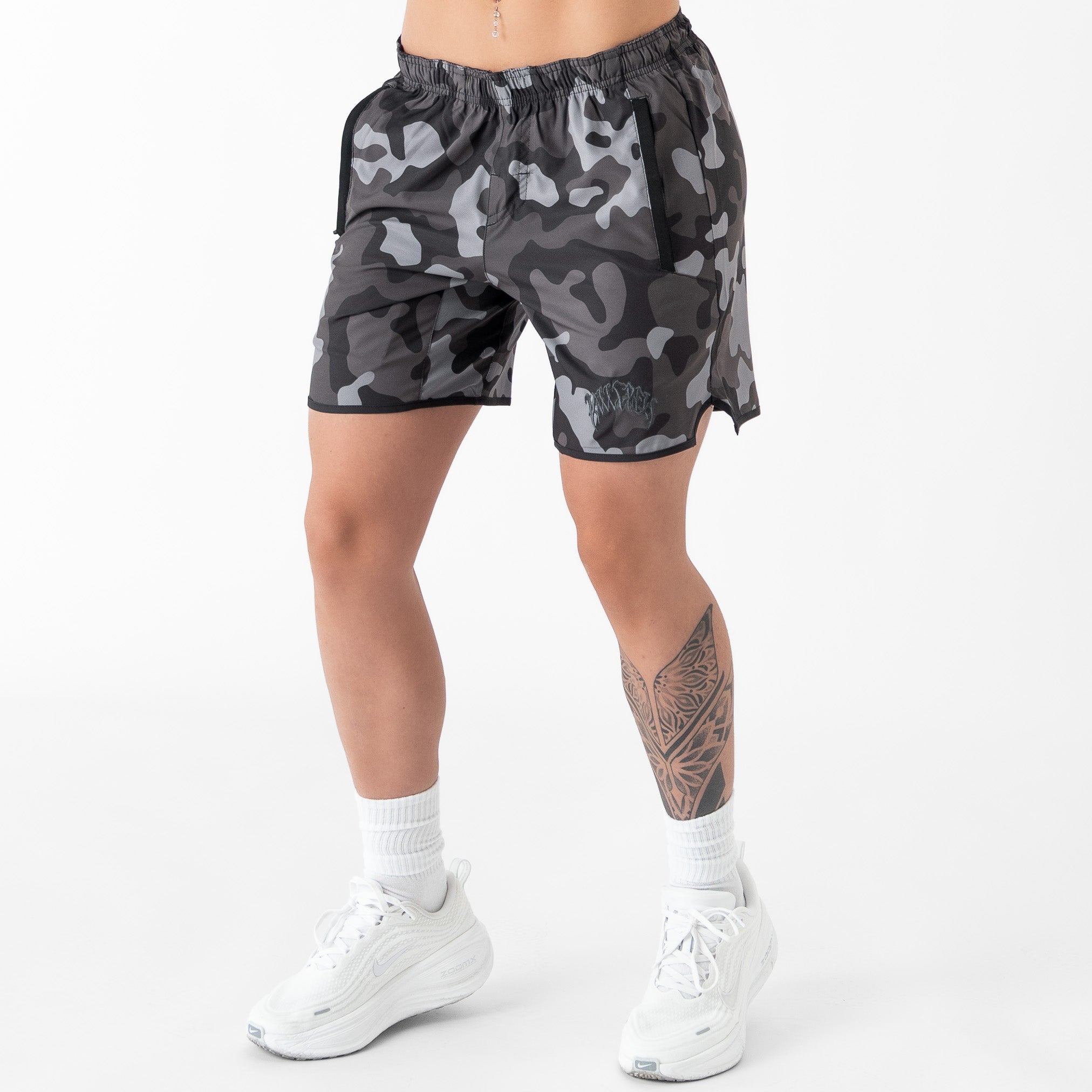 HYBRID TRAINING SHORT (7" INSEAM) - BLACK CAMO