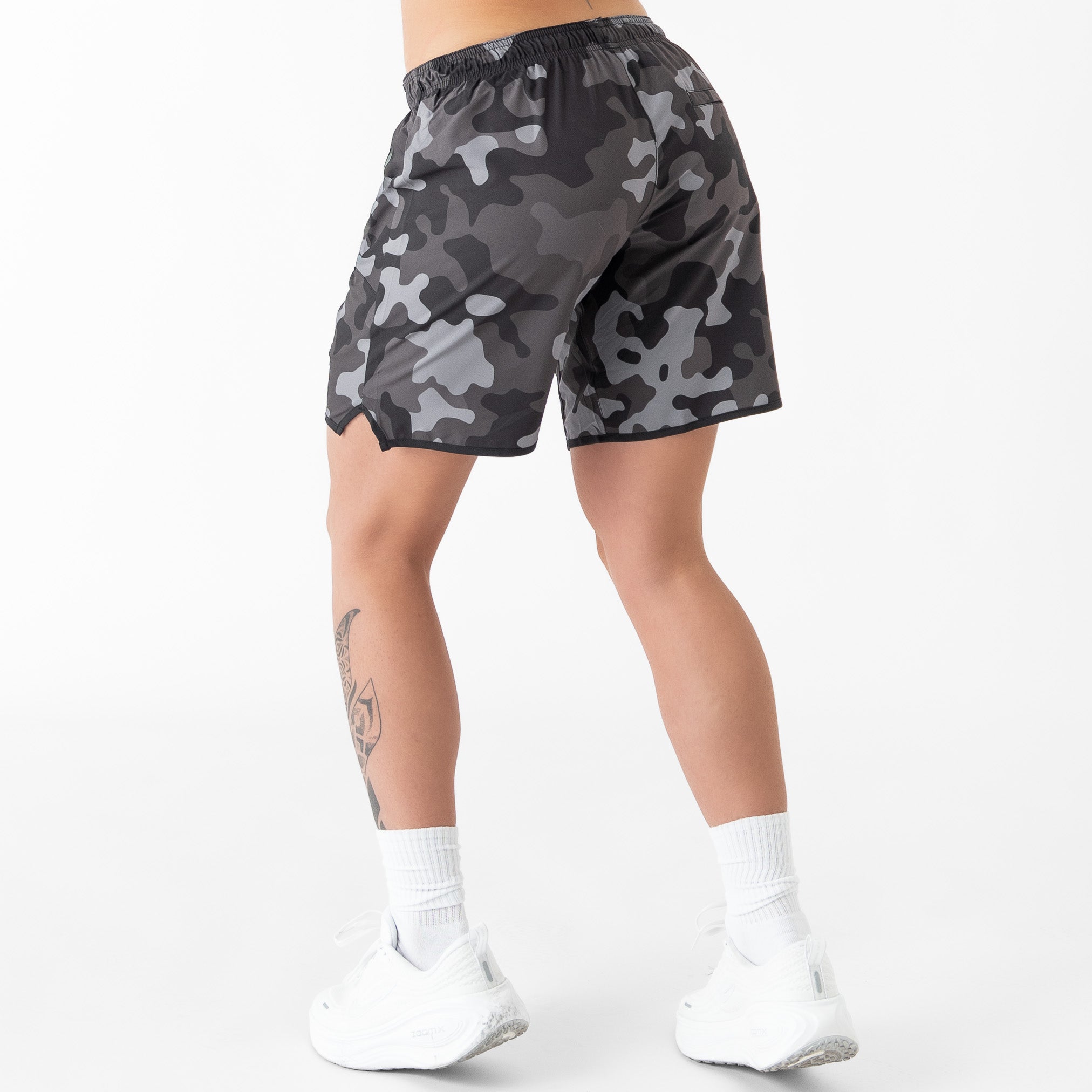 HYBRID TRAINING SHORT (7" INSEAM) - BLACK CAMO