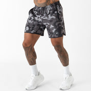 HYBRID TRAINING SHORT (7" INSEAM) - BLACK CAMO