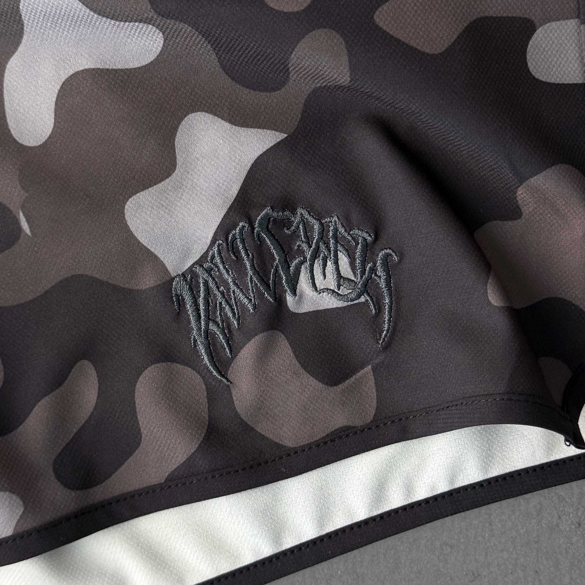 HYBRID TRAINING SHORT (7" INSEAM) - BLACK CAMO