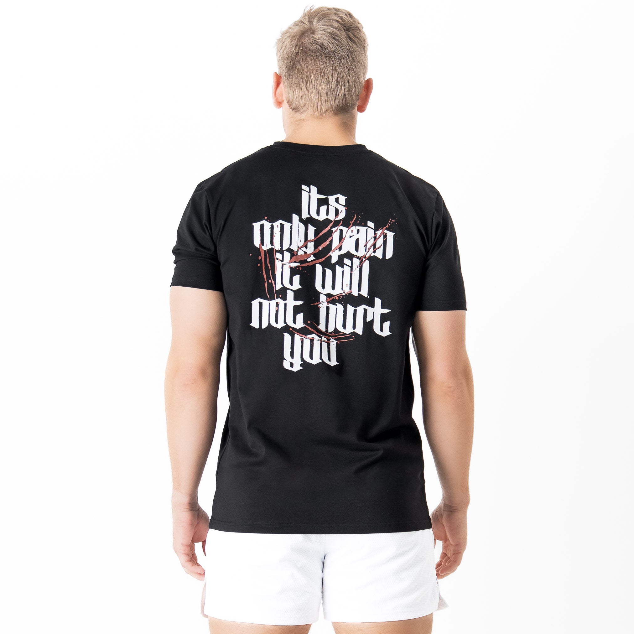 IT'S ONLY PAIN T-SHIRT - BLACK