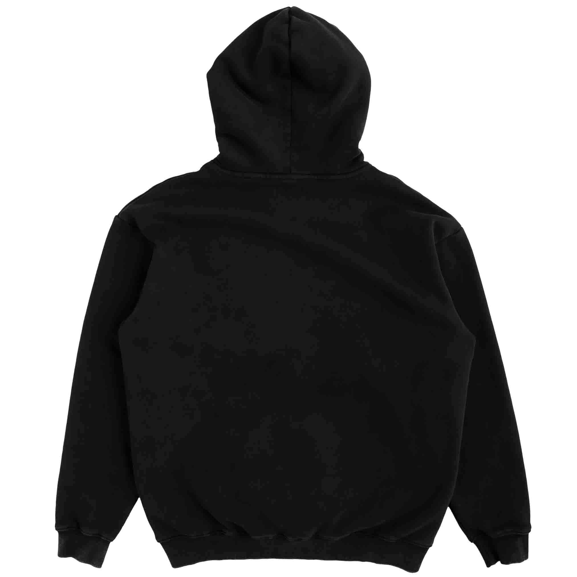 OVERSIZED LUX "SCRIPT" HOODIE - BLACKOUT