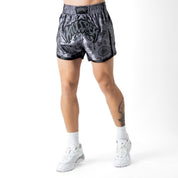 BANDANA FIGHT SHORTS - BLACKOUT