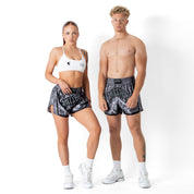 BANDANA FIGHT SHORTS - BLACKOUT
