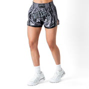 BANDANA FIGHT SHORTS - BLACKOUT