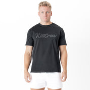"SCRIPT" T-SHIRT - BLACKOUT