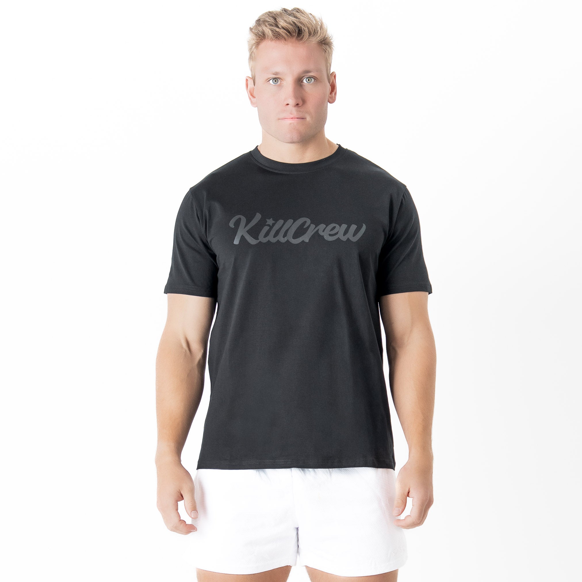 "SCRIPT" T-SHIRT - BLACKOUT