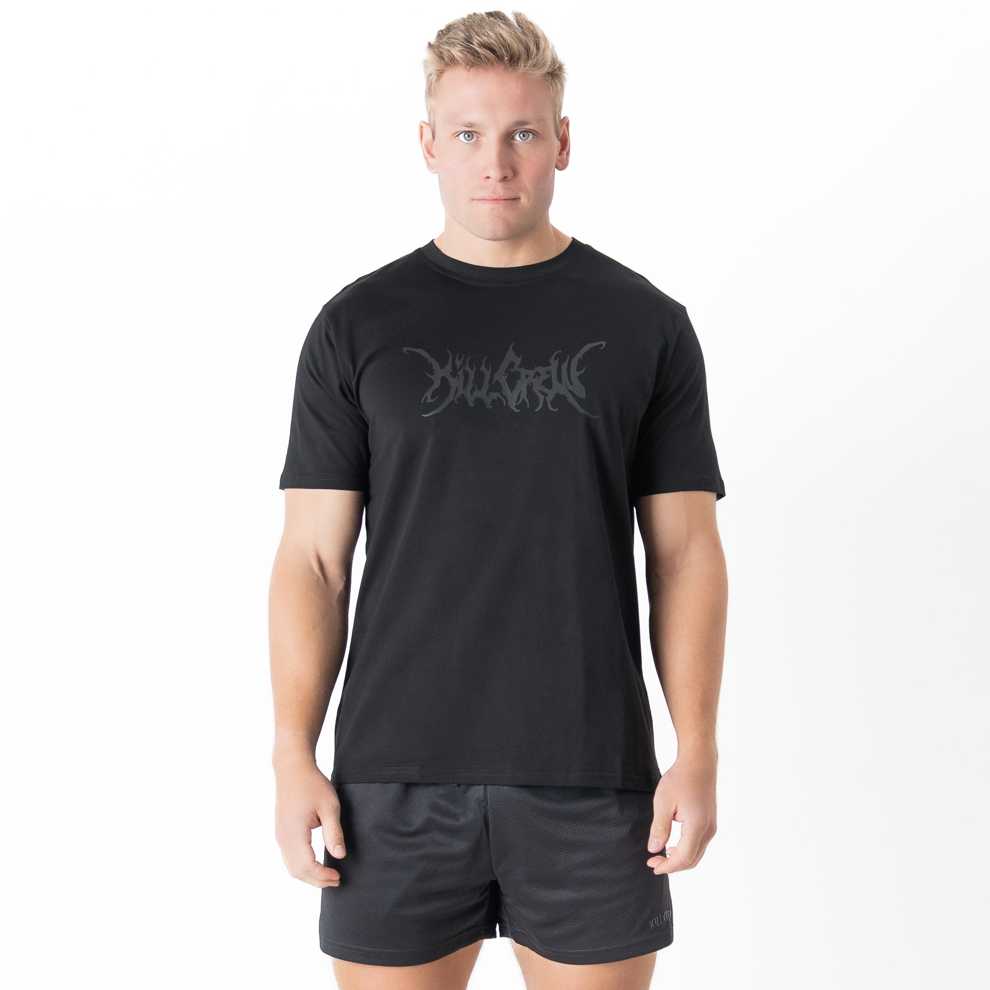 THE GYM IS MY PSYCH WARD T-SHIRT - BLACKOUT