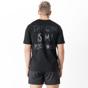 THE GYM IS MY PSYCH WARD T-SHIRT - BLACKOUT