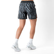 BSEM FIGHT SHORTS (THAI CUT) - BLACK ZEBRA