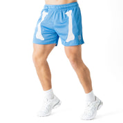 VENTED MESH SHORTS BONE DRY - BLUE / WHITE