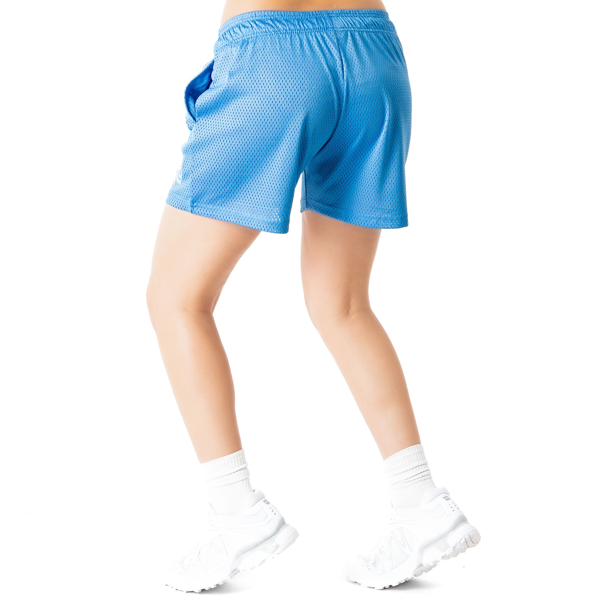 VENTED MESH SHORTS BONE DRY - BLUE / WHITE