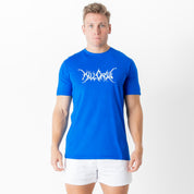 THE GYM IS MY PSYCH WARD T-SHIRT - BLUE