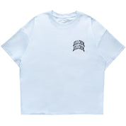 RELAXED FIT NATURAL COTTON CHROME T-SHIRT - BLUE