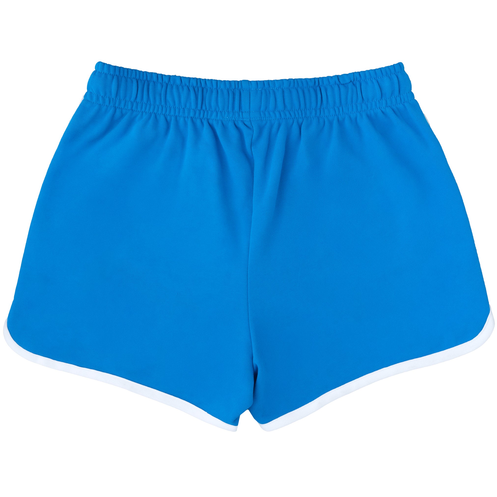 VINTAGE COTTON SHORTS (MID THIGH CUT) - BLUE