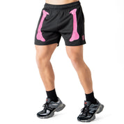 VENTED MESH SHORTS BONE DRY - BLACK / PINK