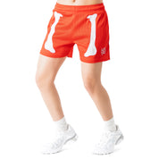 VENTED MESH SHORTS BONE DRY - RED / WHITE