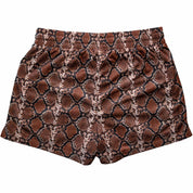 MUAY THAI SHORTS (MID THIGH CUT) - RATTLESNAKE
