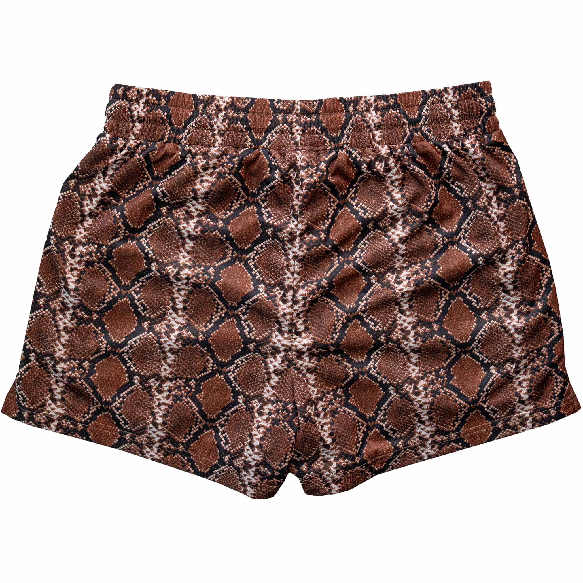 MUAY THAI SHORTS (MID THIGH CUT) - RATTLESNAKE