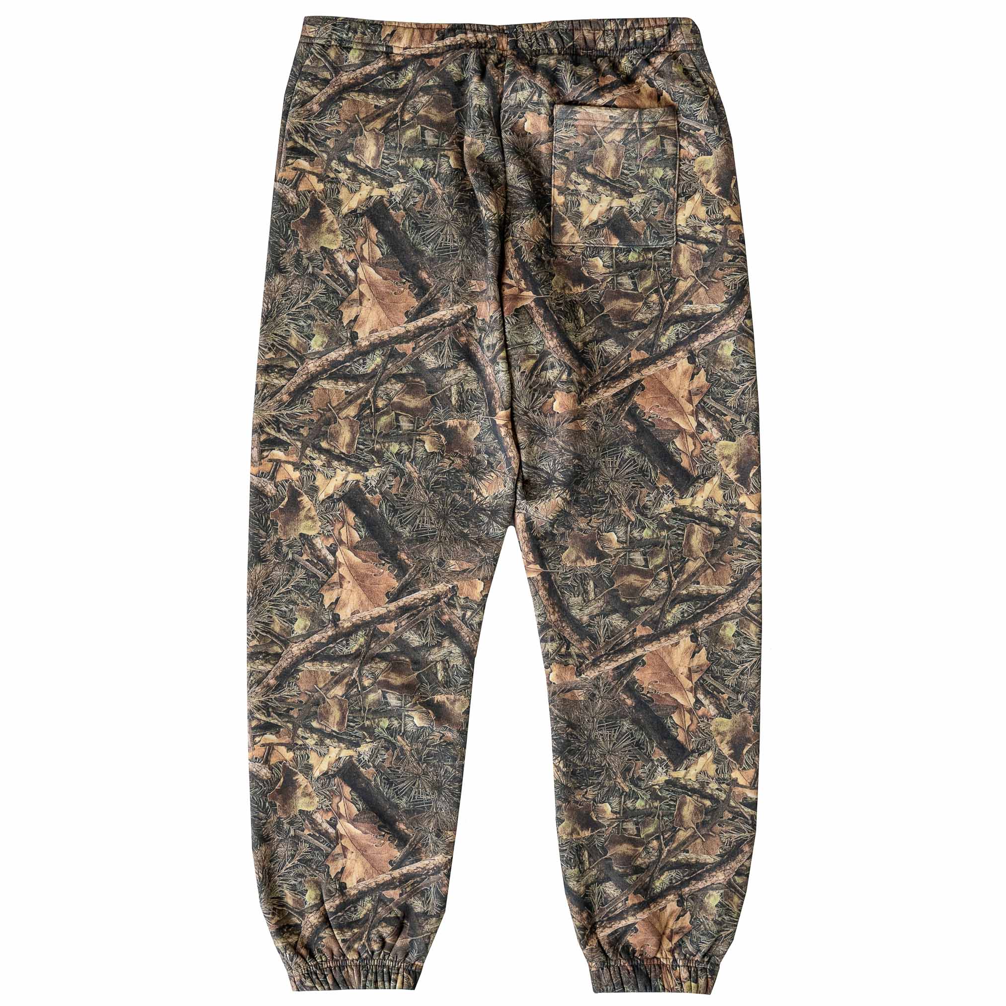 OVERSIZED LUX "SCRIPT" SWEATPANTS - CAMO / GREEN