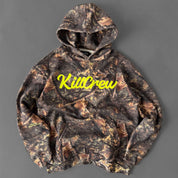 OVERSIZED LUX "SCRIPT" HOODIE - CAMO / GREEN