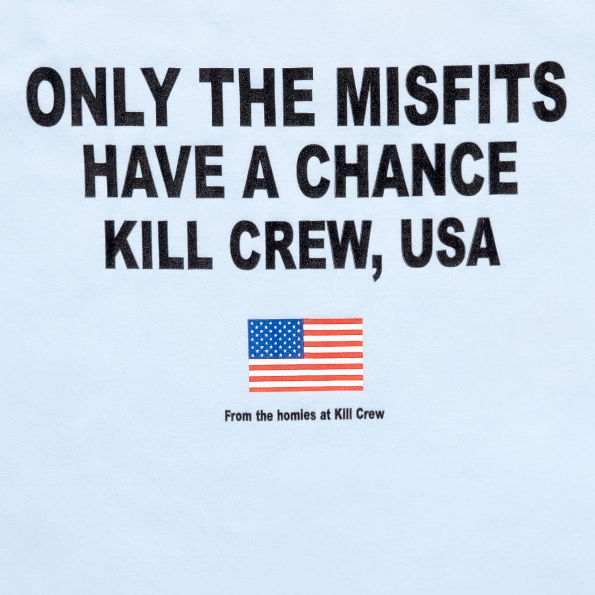 RELAXED FIT NATURAL COTTON CHROME T-SHIRT - BLUE