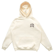 OVERSIZED LUX CHROME HOODIE - CREAM