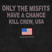 OVERSIZED LUX CHROME HOODIE - BLACKOUT