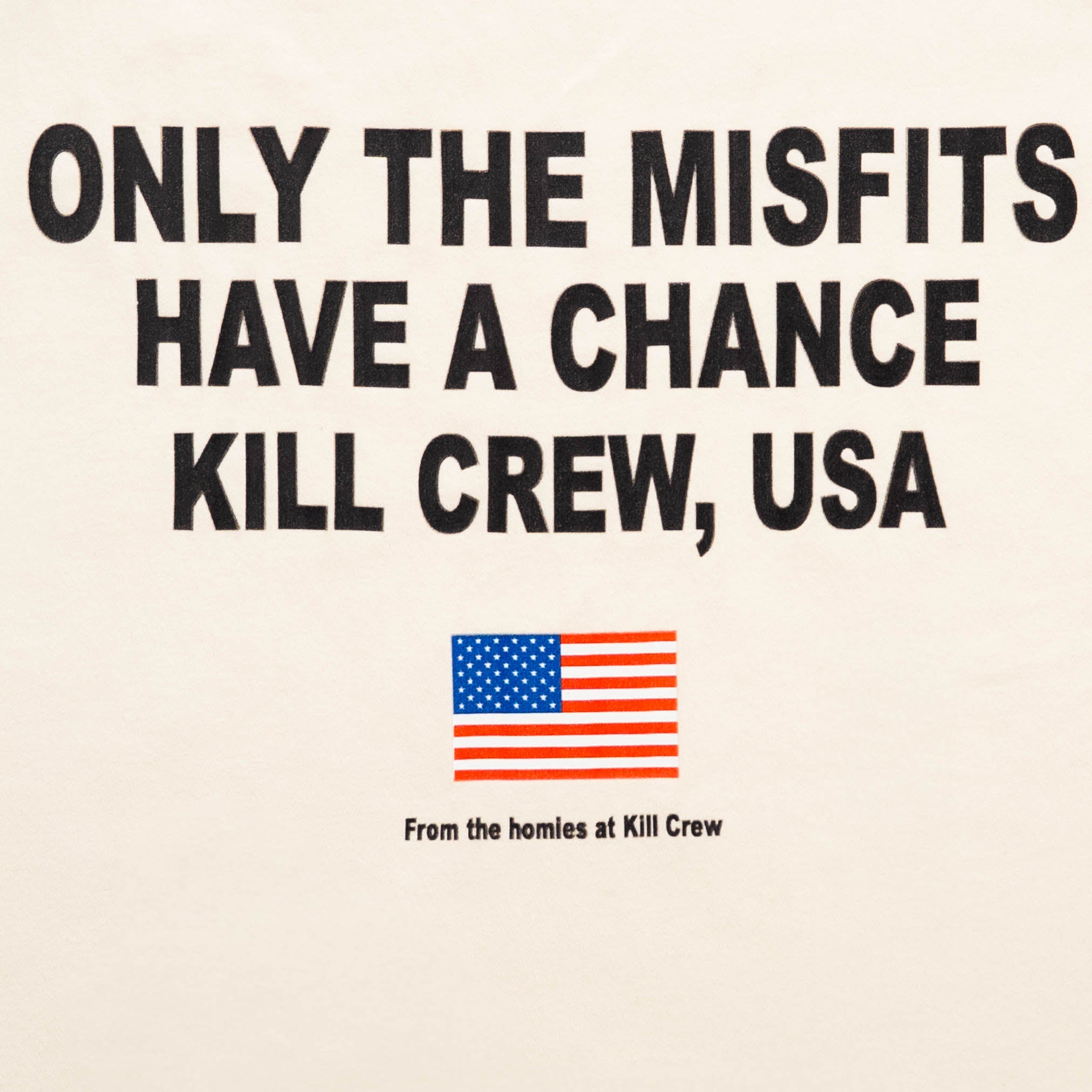 OVERSIZED LUX CHROME HOODIE - CREAM