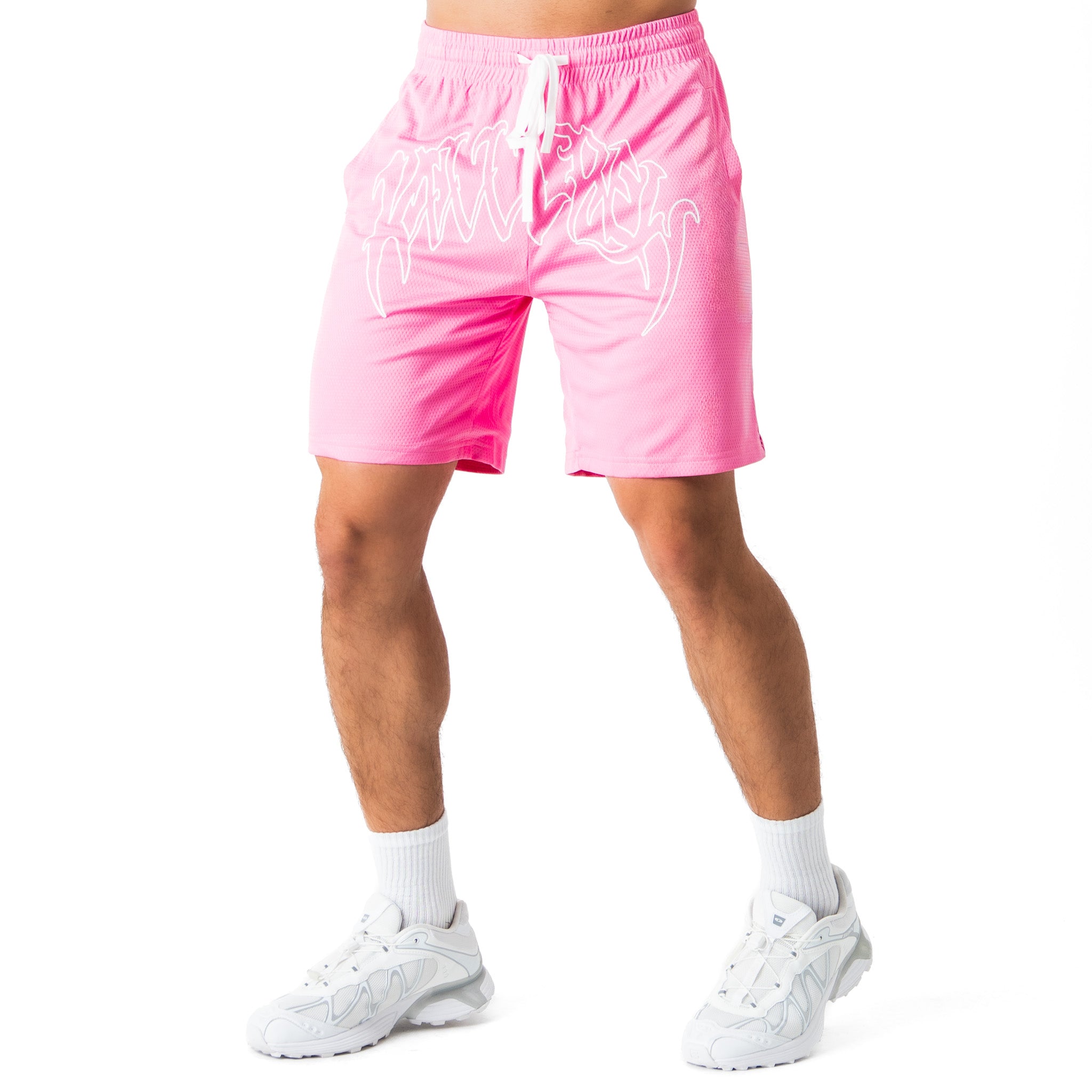 RELAXED CUT SHORTS CLASSIC - PINK / WHITE