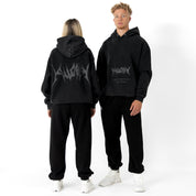OVERSIZED LUX "COMFORT ZONE" HOODIE - BLACKOUT