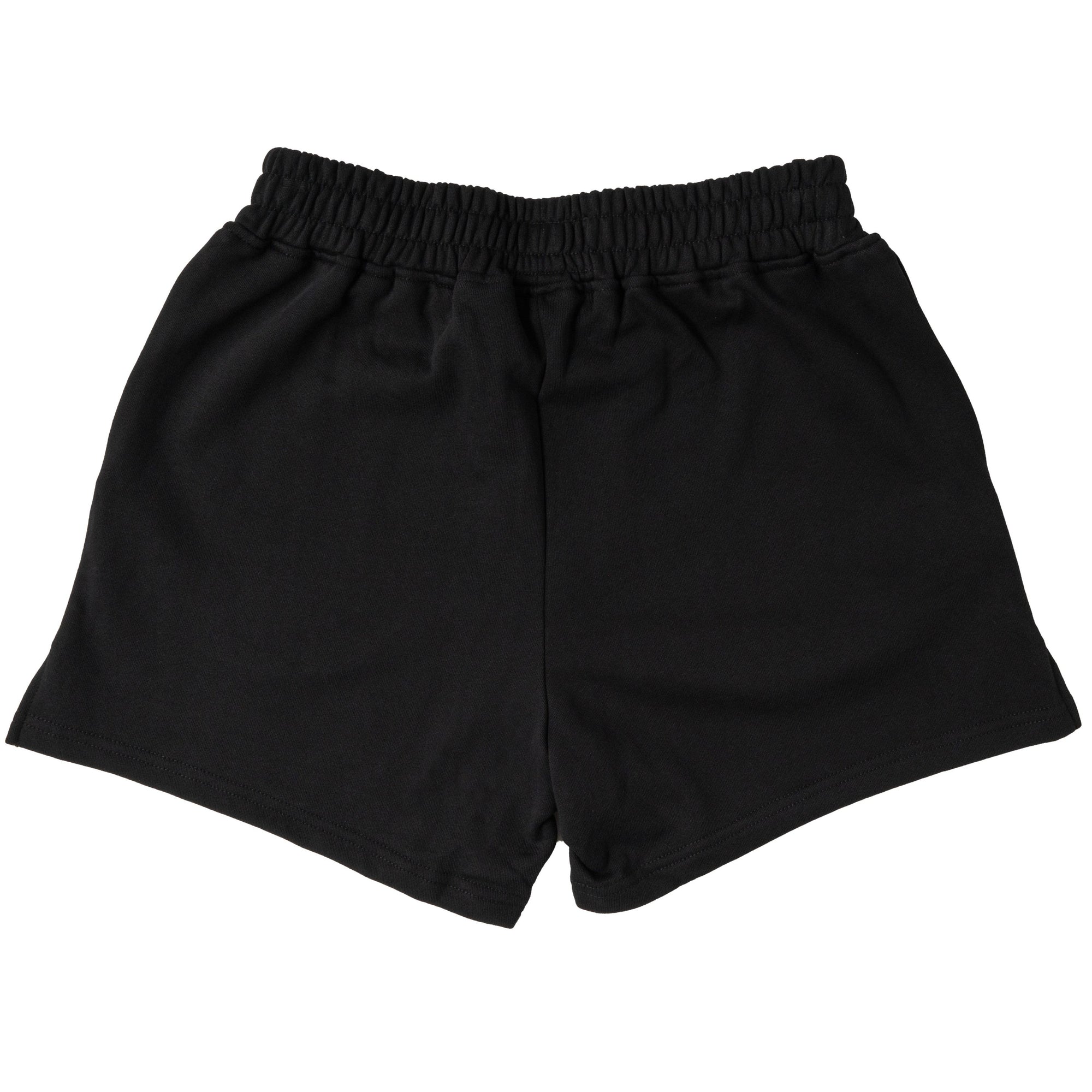 COTTON SHORTS (MID THIGH CUT) BARBWIRE - BLACK / PINK