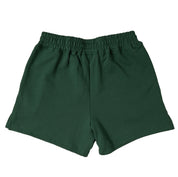 COTTON SHORTS (MID THIGH CUT) BARBWIRE - GREEN / WHITE
