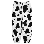 OVERSIZED LUX "MOO MOO" SWEATPANTS - BLACK
