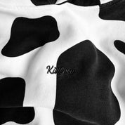 OVERSIZED LUX "MOO MOO" HOODIE - BLACK