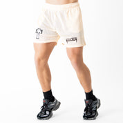 VENTED MESH SHORTS MISFIT - CREAM / BLACK