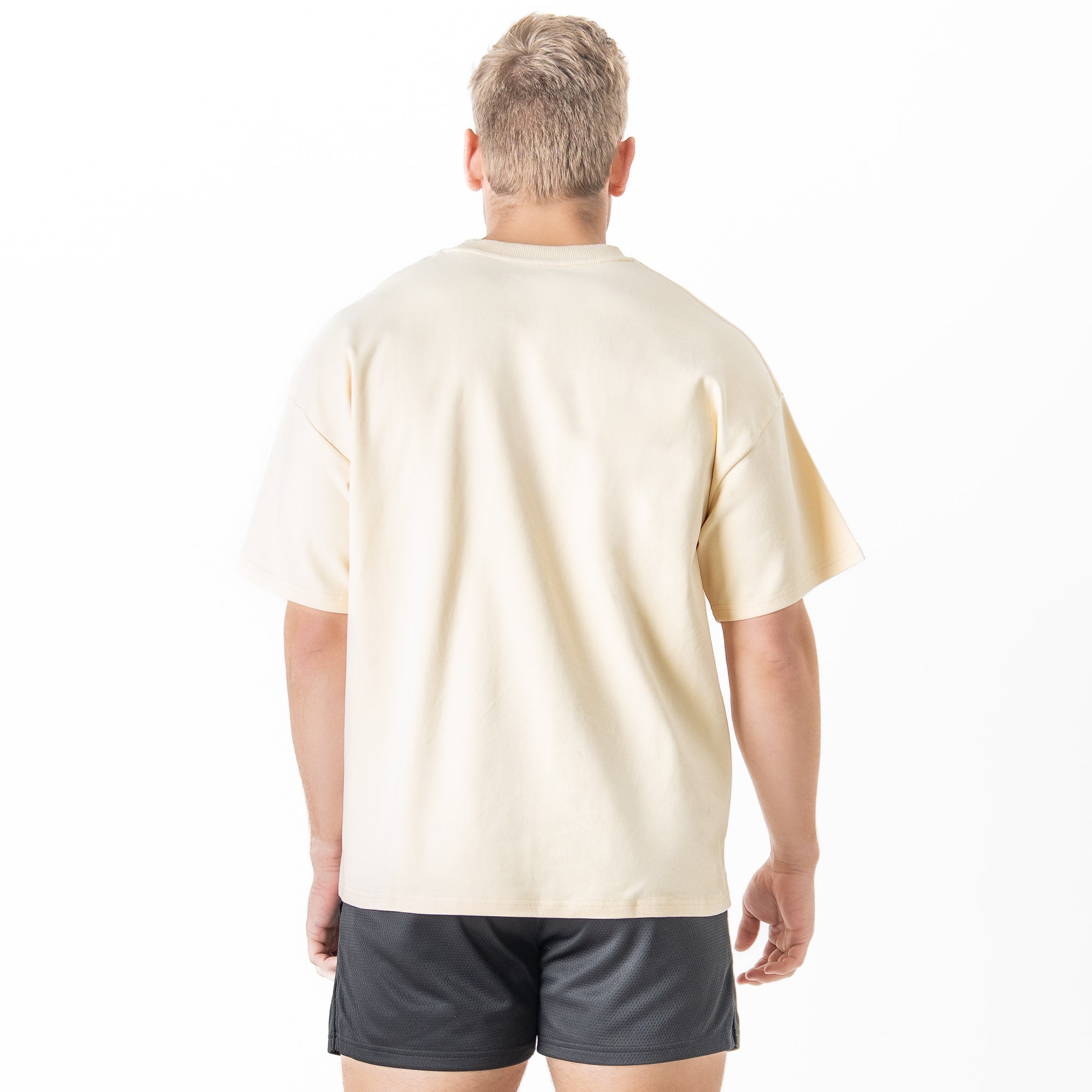 NATURAL COTTON PSYCHOTIC CLOWN T-SHIRT - CREAM