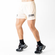 VENTED MESH SHORTS MEDIEVAL - CREAM / BLACK
