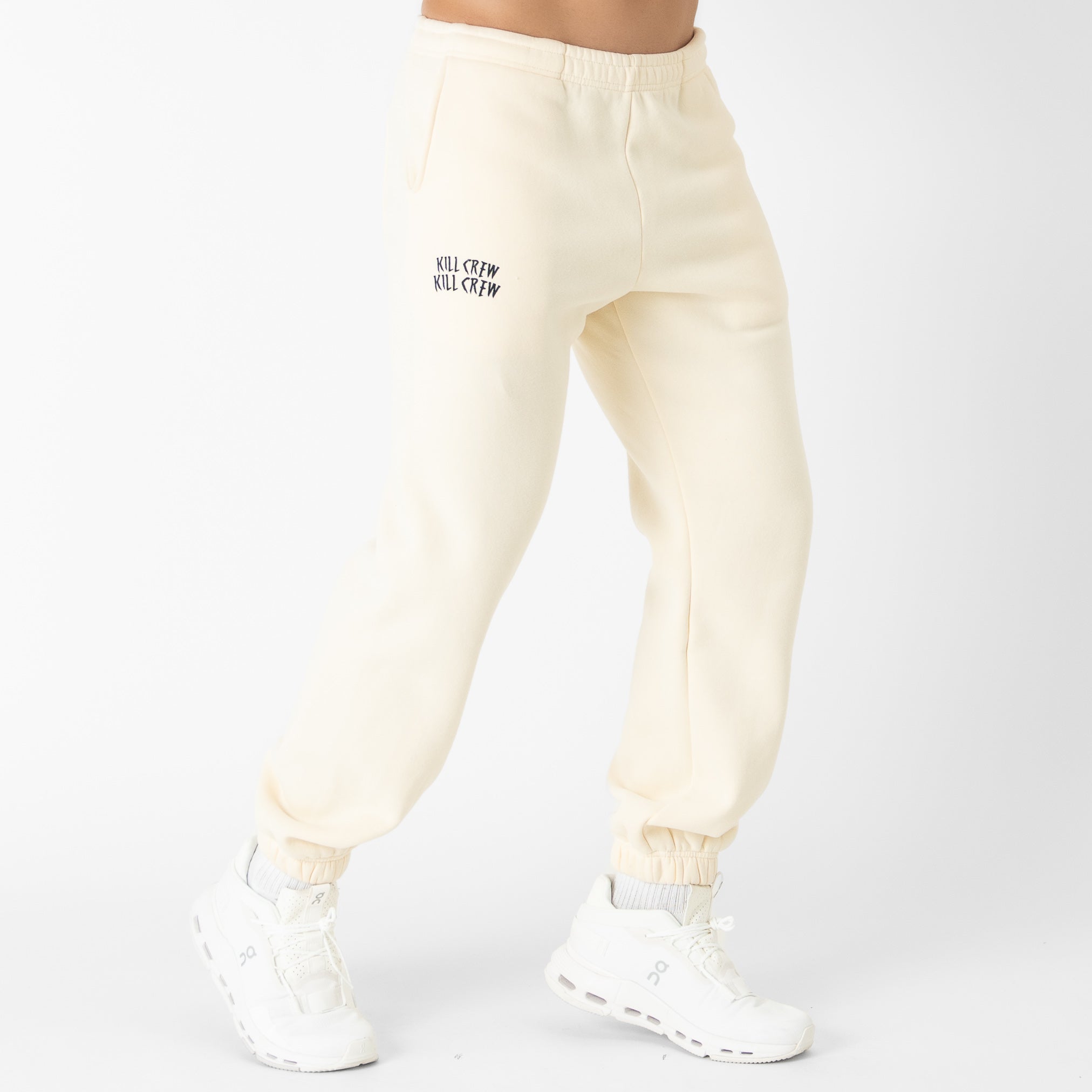 HEAVYWEIGHT LUX "SIMPLE" SWEATPANTS - CREAM