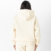 OVERSIZED LUX "SIMPLE" HOODIE - CREAM