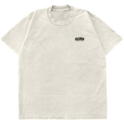 OVERSIZED RIGOROUS TRAINING T-SHIRT - CREAM / BLACK