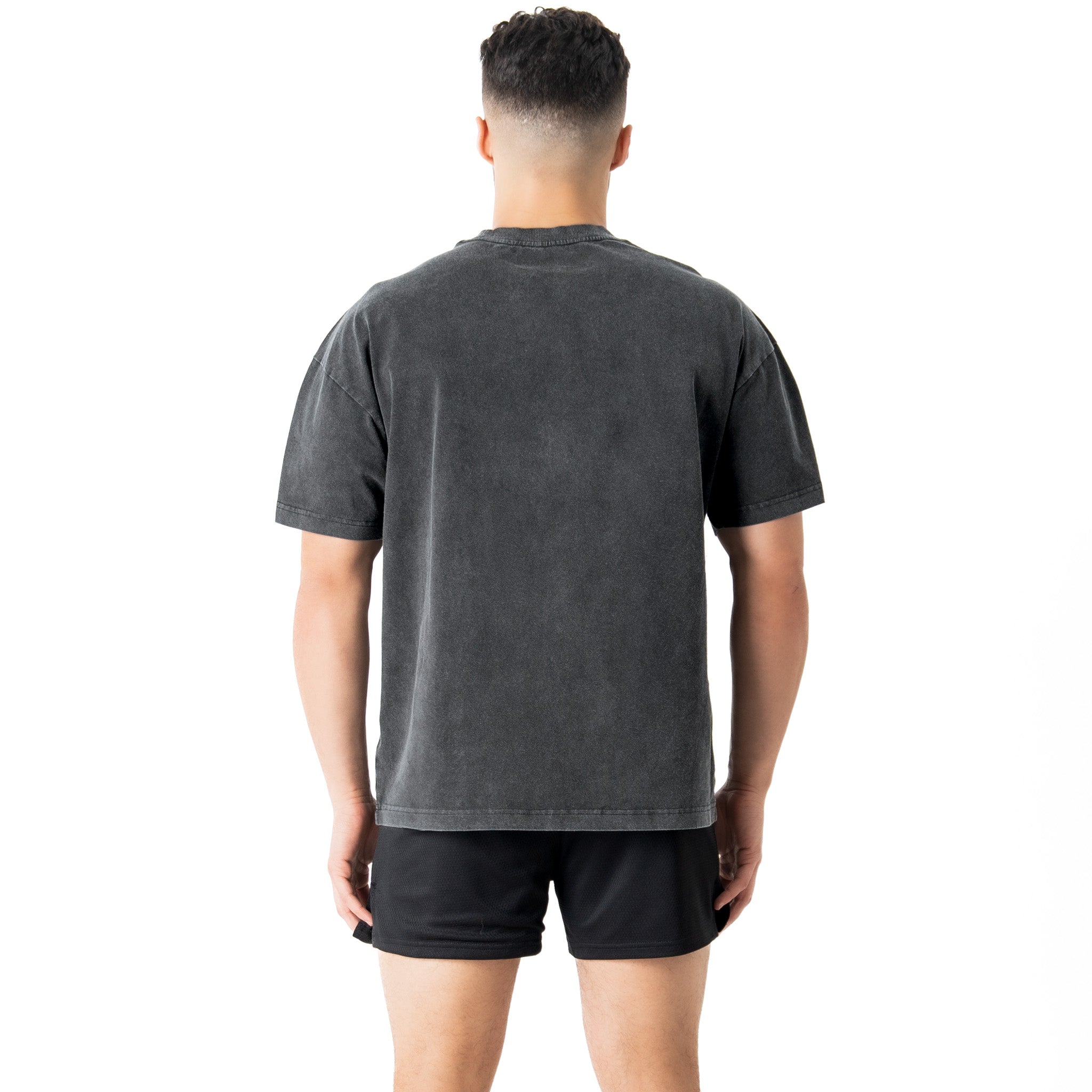 OVERSIZED DEMONS TOUR T-SHIRT - BLACK / RED
