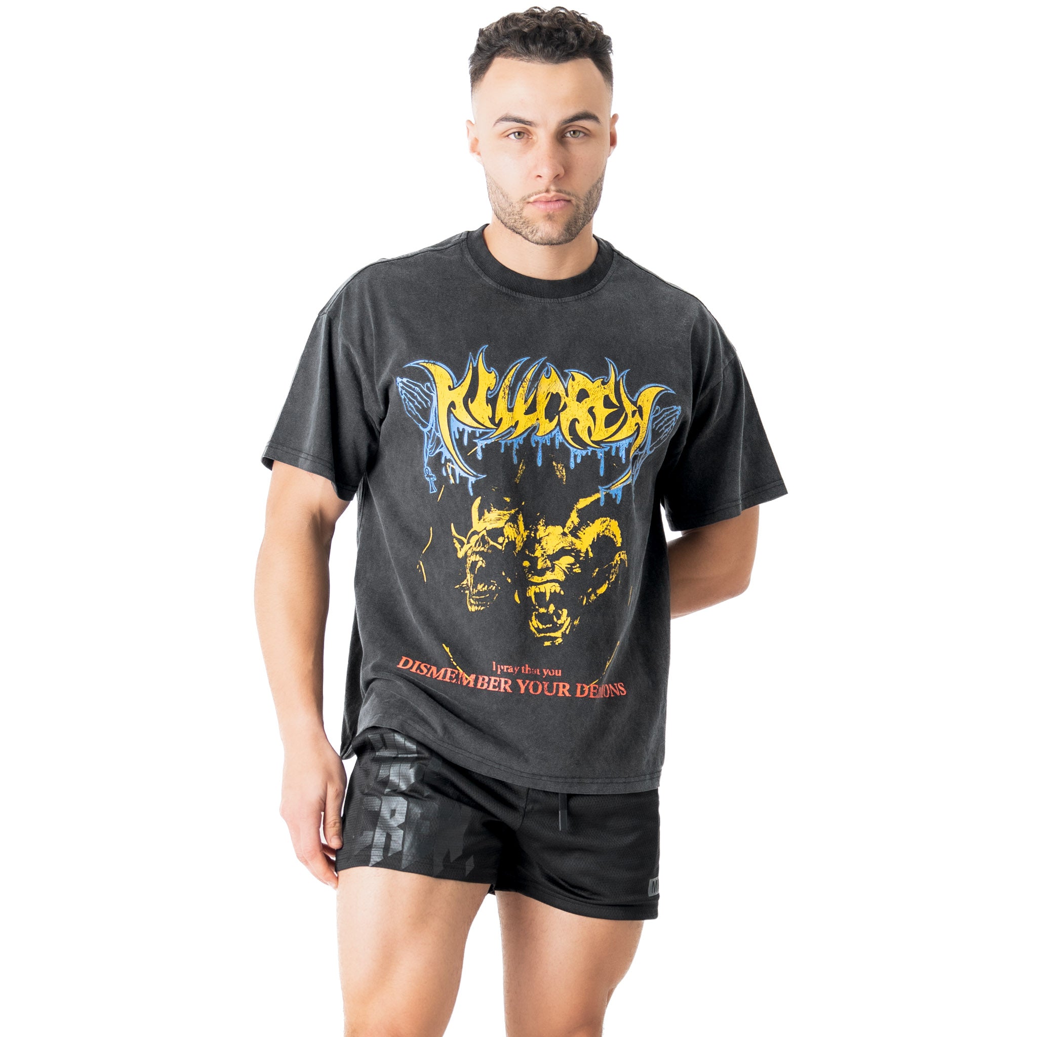RELAXED FIT LUX DISMEMBER YOUR DEMONS T-SHIRT