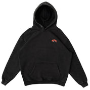 OVERSIZED LUX DUALITY HOODIE - BLACK