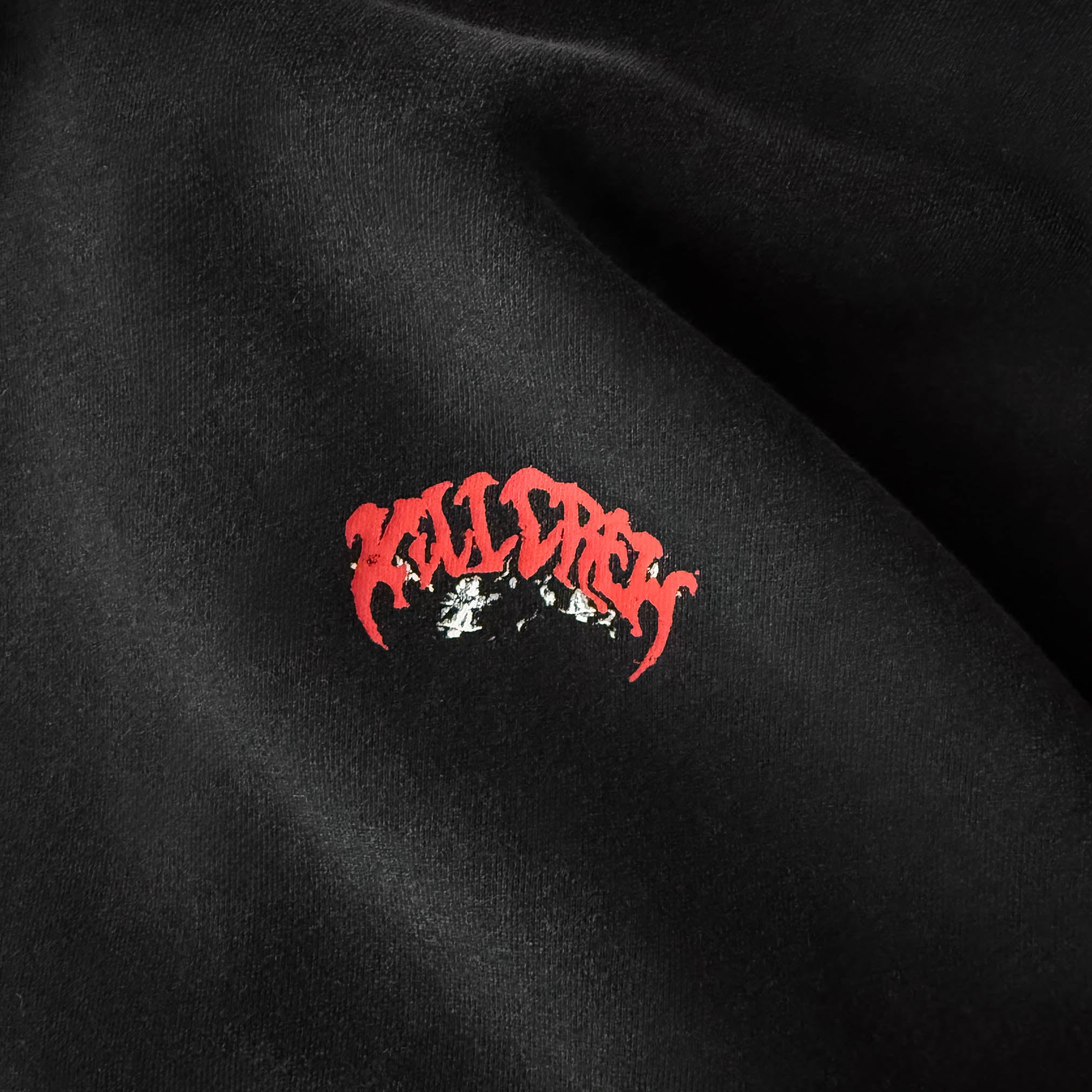 OVERSIZED LUX DUALITY HOODIE - BLACK