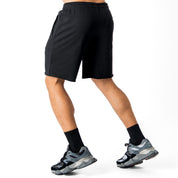 RELAXED CUT FIGHTER'S CLUB SHORTS - BLACK