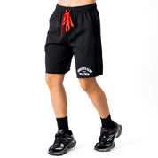 RELAXED CUT FIGHTER'S CLUB SHORTS - BLACK
