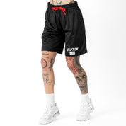 RELAXED CUT SHORTS FLAG - BLACK