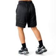 RELAXED CUT SHORTS FLAME - BLACK / GREEN