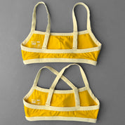 COLOR BLOCK SPORTS BRA - AMBER